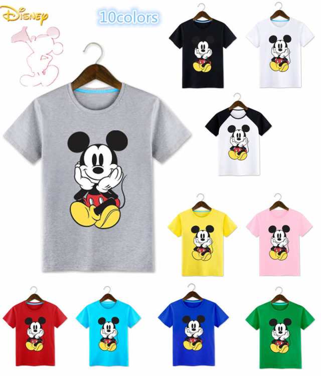 超人気 T Shirt Disney ディズニー ペアルック カップル Tシャツ トップス ｔシャツ ミッキー柄 半袖 夏 夫婦 お揃いの通販はau Pay マーケット Rinrin Store