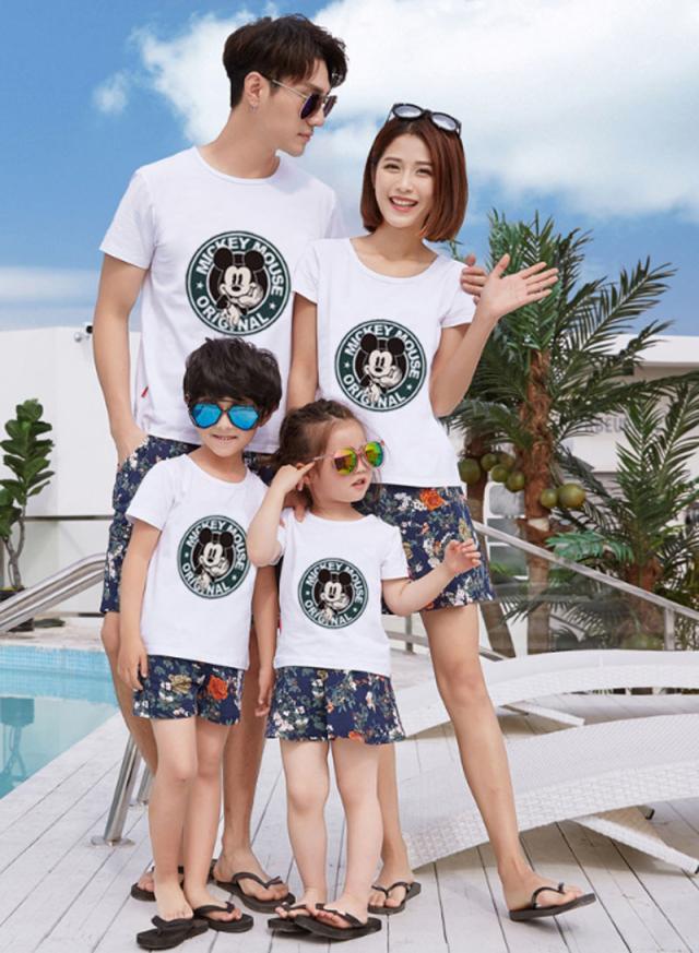 人気 ｔ Shirt Disneytシャツ ディズニー親子ペア ペアルック 半袖 ミッキー柄 ミニー 半袖 夏 夫婦 ご家族揃い トップスの通販はau Pay マーケット Rinrin Store