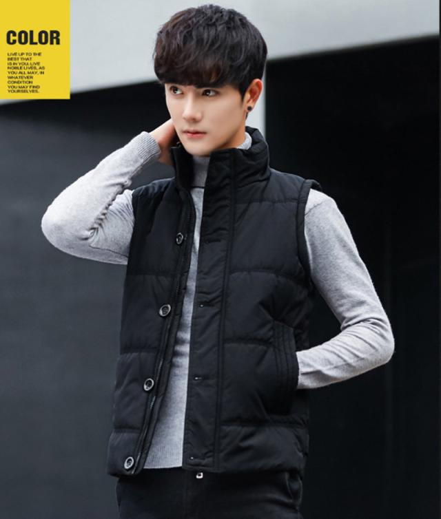 メンズ ベスト ダウンベスト 綿ベスト おしゃれ キレイめ カジュアル ベスト大きいサイズ秋冬 新作 お兄系 ジャケット 立ち襟の通販はau Pay マーケット Rinrin Store