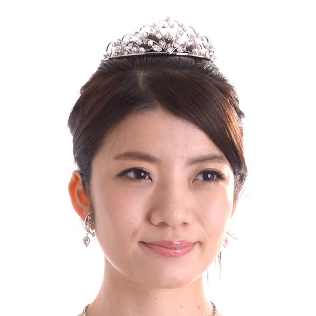 ハートパールティアラ 677 日本製 国産 スワロフスキーの通販は