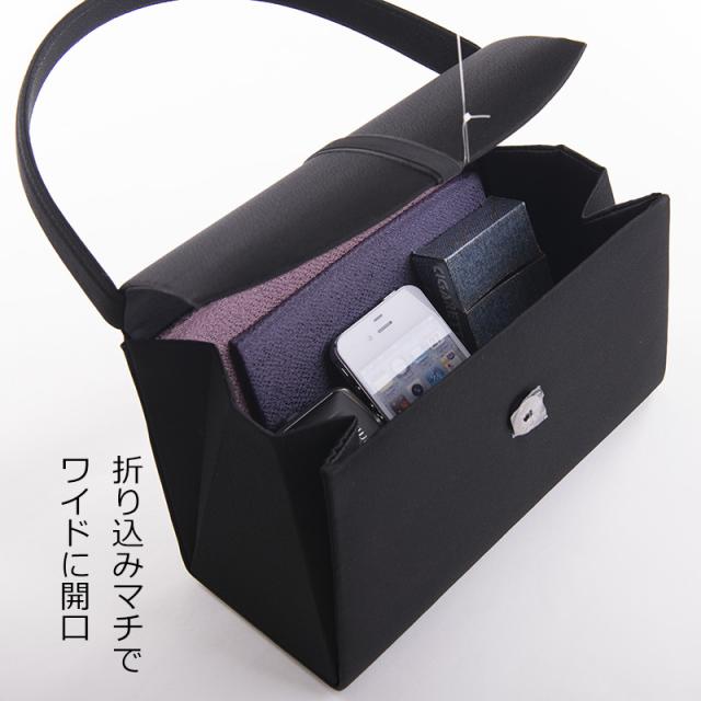 【送料無料】撥水 はっ水 ブラックフォーマルバッグ センター黒 の通販は