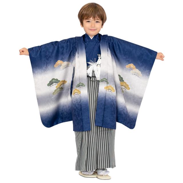 七五三 男の子 着物 5歳 【全て揃った豪華12点フルセット】袴