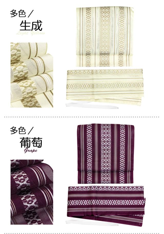 作り帯 紗 献上柄) 軽装帯 お太鼓 日本製 着物 夏用 帯