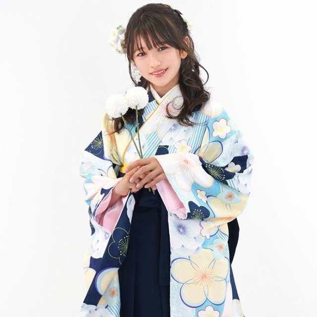 簡単着付け！】 (簡易袴 5点セット ジュニア A) 袴セット 女の子
