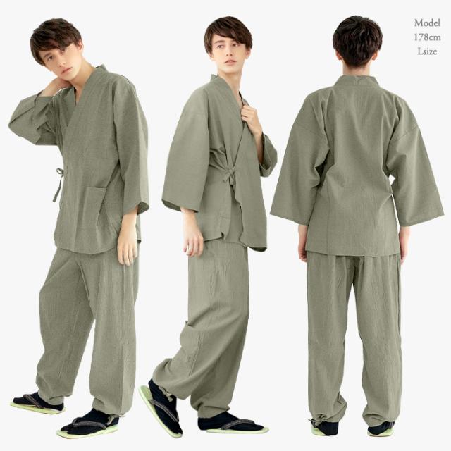 楊柳作務衣 14) 作務衣 夏用 男性 メンズ 3colors さむえ おしゃれ 大きいサイズ M/L/LL/3L/4L/5Lの通販はau PAY  マーケット - KYOETSU HONTEN au PAY マーケット店