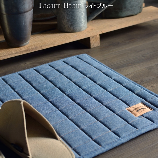 キッチンマット 240 デニム ラグマット おしゃれ 綿 コットン 45x240 北欧 洗えるの通販はau Pay マーケット ラグズファクトリー