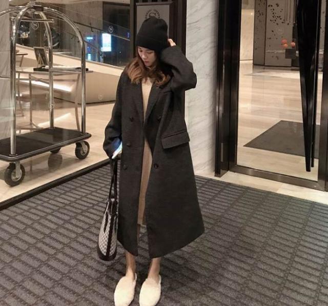 ロングトレンチコート アウター レディース ロングコート レディース 冬 ワンサイズ 暖かい ブラック アプリコット 無地 マキシ丈 トレンの通販はau Pay マーケット Dress Box