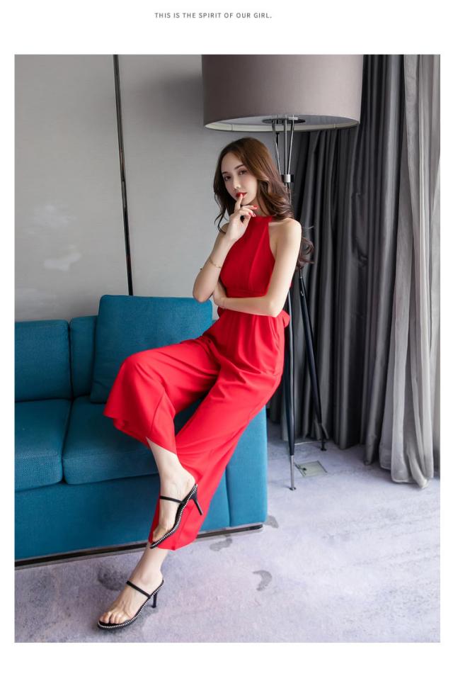 パンツドレス 黒 赤 おしゃれ 安い セクシー ノースリーブ 大人 結婚式 パンツドレス 冬 パンツドレス 秋冬 パンツドレス 大きいサイズ の通販はau Pay マーケット Dress Box