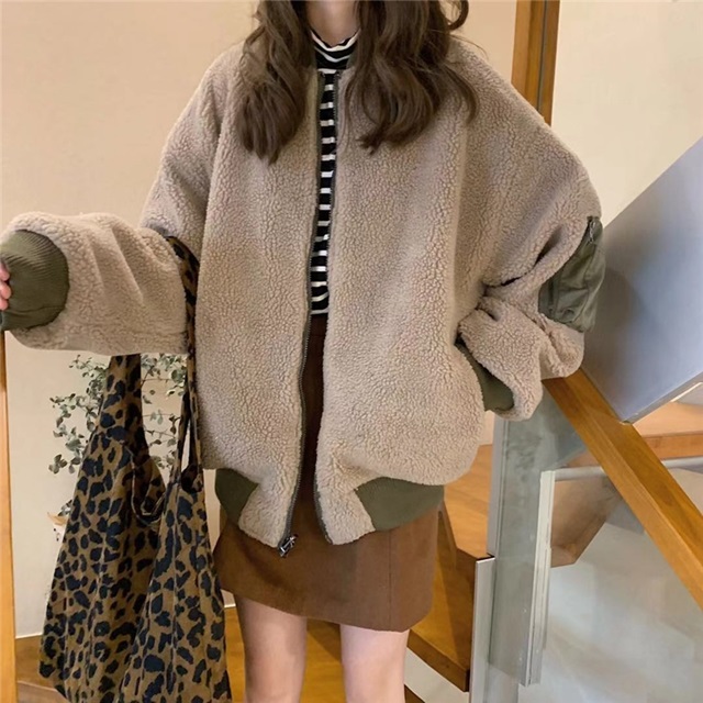 ボアアウター レディース ボアジャケット レディース ボアジャケット 韓国 もこもこ アウター レディース 大きいサイズ レディース アウの通販はau Pay マーケット Dress Box