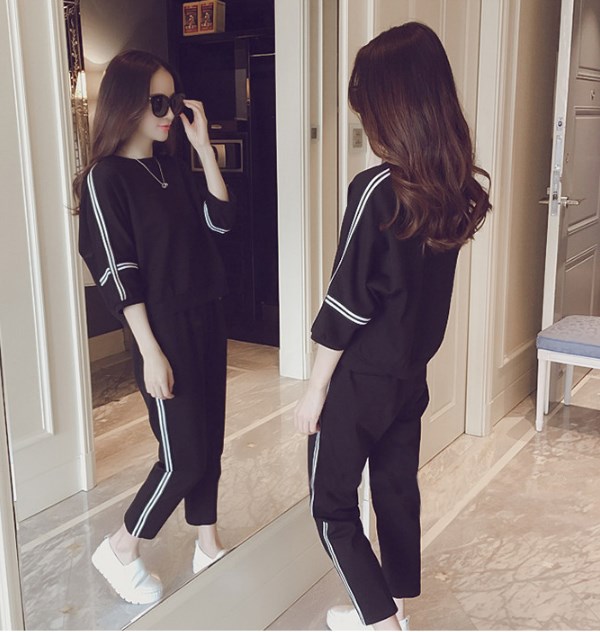 スエット上下 レディース 長袖 ブラック ホワイト スウェット 上下レディースセットアップ 大きいサイズ ジャージ スポーティ ルームウェの通販はau Pay マーケット Dress Box