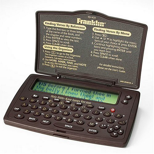 Franklin Pocket King James Version Electronic Holy Bible(中古品)