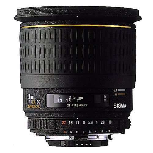 SIGMA 単焦点広角レンズ 24mm F1.8 EX DG ASPHERICAL MACRO ソニー用 フル (中古品)