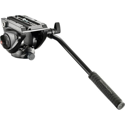 Manfrotto プロフルード ビデオ雲台 60mm フラットベース MVH500AH(中古品)