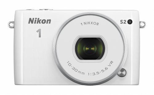 Nikon ミラーレス一眼 Nikon1 S2 標準パワーズームレンズキット ホワイト S(中古品)