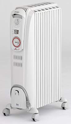 DeLonghi オイル・ラジエターヒーター DRAGON 3 新X字型フィン7枚 D071249E(中古品)