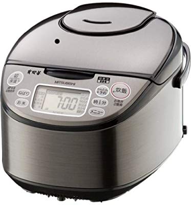 三菱電機 NJ-KE10-S IHジャー炊飯器 スモークシルバー 5.5合炊き(中古品)