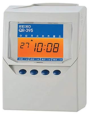セイコーソリューションズ 多機能タイムレコーダー QR-395(中古品)