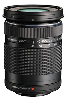 OLYMPUS 望遠ズームレンズ M.ZUIKO DIGITAL ED 40-150mm F4.0-5.6 R ブラッ(中古品)