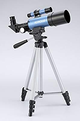 NASHICA 天体望遠鏡 NA-100 ASTROLUZ 屈折式 口径50mm 焦点距離300mm 経緯 (中古品)