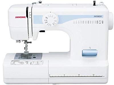 JANOME 電動ミシン 「両手が使えるフットコントローラータイプ」 JN508DX(中古品)