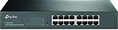 TP-Link Giga対応 16ポート スマートスイッチ 管理機能付 金属筺体 5年保証(中古品)