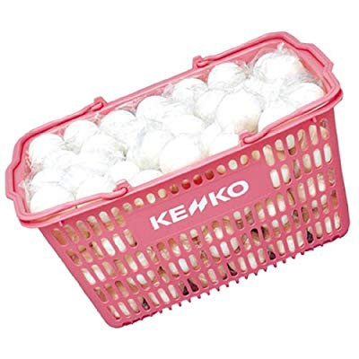 ナガセケンコー(KENKO) ソフトテニスボール かご入りセット 練習球10ダース(中古品)