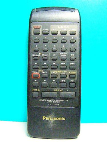 パナソニック オーディオリモコン RAK-SC309W(中古品)