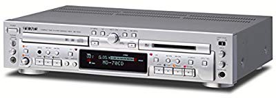 TEAC CDプレーヤー/MDレコーダー シルバー MD-70CD-S(中古品)