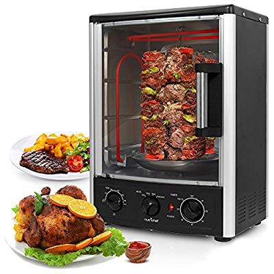 NutriChef PKRT97 Multi-Function Vertical Oven with Bake Rotisserie & R(中古品)