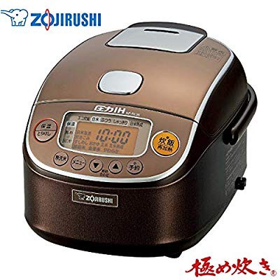 象印 圧力IH炊飯ジャー（3合炊き） ブラウンZOJIRUSHI 極め炊き NP-RL05-TA(中古品)の通販は