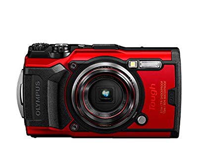 OLYMPUS デジタルカメラ Tough TG-6 レッド 1200万画素CMOS F2.0 15m 防水 (中古品)