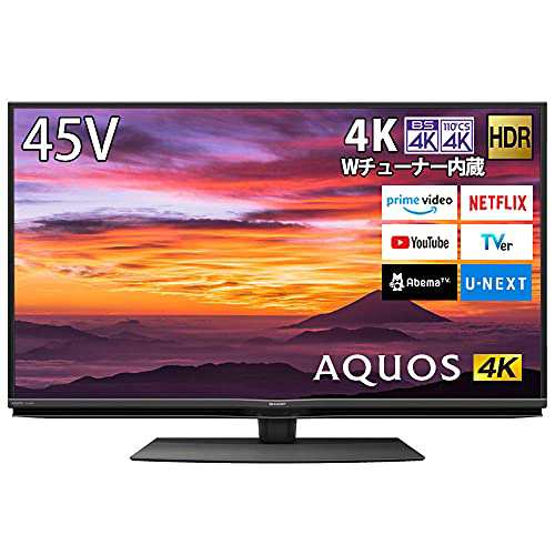 シャープ 4K チューナー内蔵 液晶 テレビ Android TV HDR対応 N-Blackパネ (中古品)