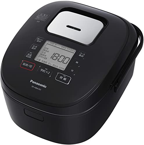 パナソニック 炊飯器 5.5合 5段全面IH ブラック SR-HBA101-K(中古品)