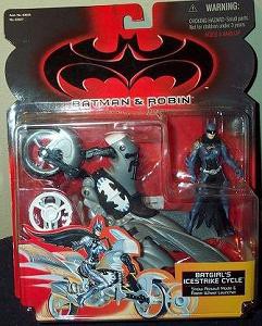 Batman & Robin Batgirl's Icestrike Cycle Action Figure(中古品)