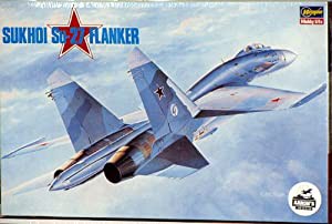 ハセガワ スホーイ Su-27 フランカー 1/72 プラモデルキット K40(中古品)