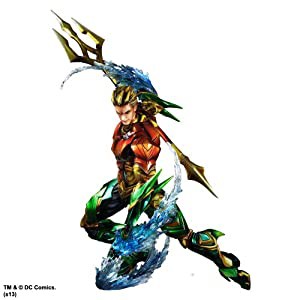 DC Comics VARIANT PLAY ARTS改 アクアマン(PVC塗装済みアクションフィギュ(中古品)