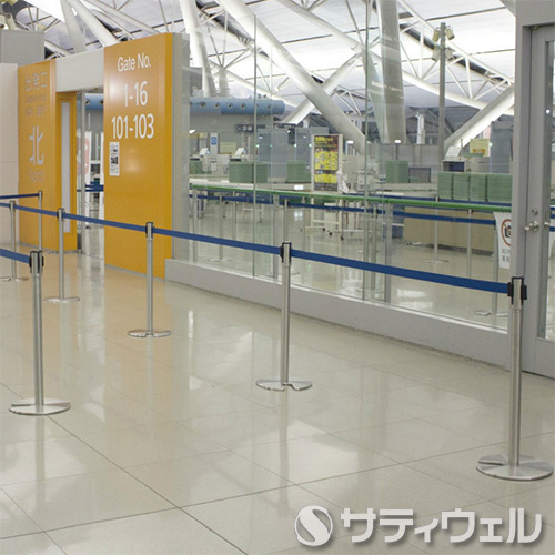 送料無料】【法人専用】【直送専用品】テラモト ベルトパーテーション