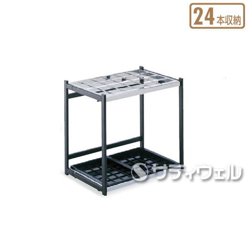 【送料無料】【法人専用】【直送専用品】テラモト　折りたたみ式傘立A型　24本収納　UB-280-224-0