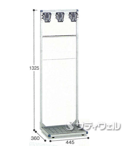 【送料無料】【法人専用】【直送専用品】テラモト　コアラコンパクトハンガー3本掛　CE-492-013-0