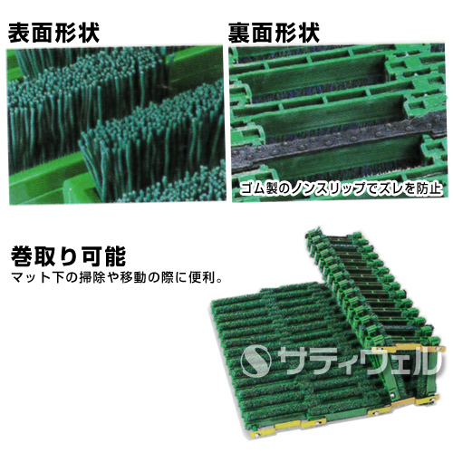 【送料無料】【法人専用】【直送専用品】テラモト　ナイロンブラッシュH-40　620×890mm　MR-097-141-0