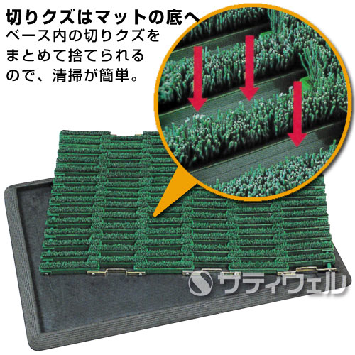 【送料無料】【法人専用】【直送専用品】テラモト　ナイロンブラッシュ用マットベース　MR-097-710-0_2