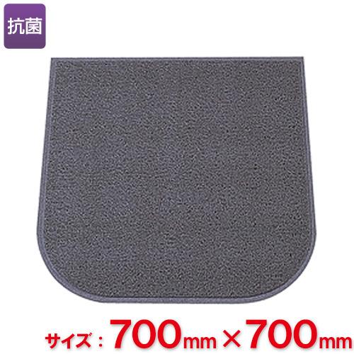 【送料無料】【法人専用】【直送専用品】テラモト レストルームマット 灰 700×700mm MR-139-830-5