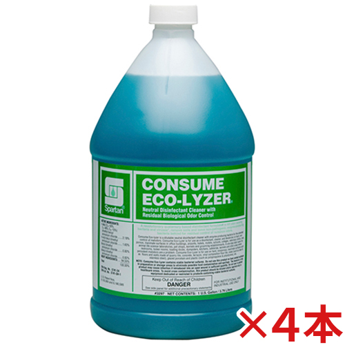 【送料無料】【法人専用】アムテック(Spartan) コンシューム エコライザー 3.78L×4本の通販は 22,429円