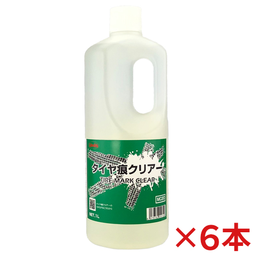 【送料無料】横浜油脂工業 タイヤ痕クリアー 1L 6本セット
