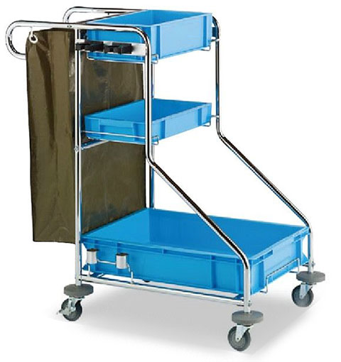 【送料無料】【法人専用】【直送専用品】テラモト　ビルメンカートF　DS-571-070-0