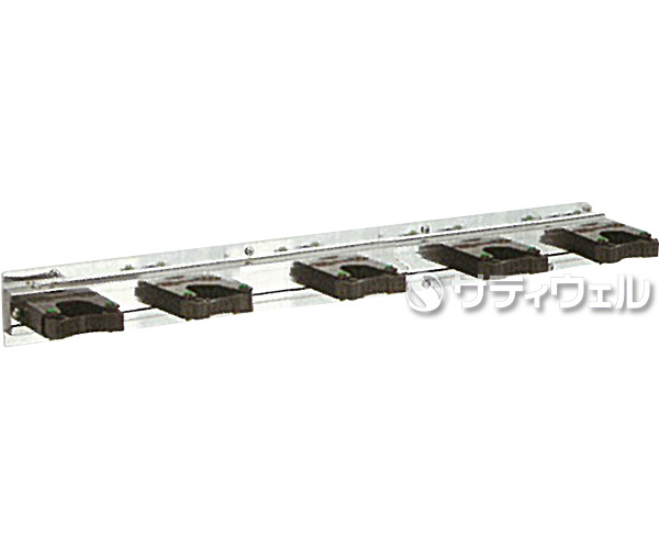 【法人専用】【直送専用品】テラモト　ステンモップハンガー TI壁掛式(5本掛)　CE-491-005-0