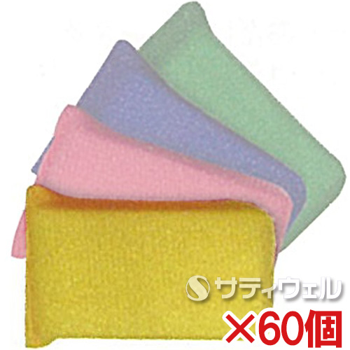 【送料無料】３Ｍ　高耐久ネットスポンジ　No.9300　キイロ　60個セット