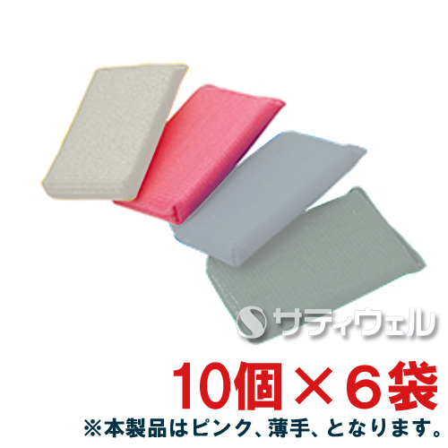 【送料無料】３Ｍ　高耐久ネットスポンジ　No.9300　薄手　ピンク　60個セット