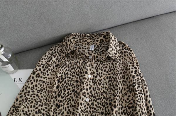 シャツ トップス ヒョウ柄 大人可愛い オフィス 通勤 おしゃれ 着痩せ カジュアル 長袖 豹柄 お洒落 手触り良い ゆったりの通販はau Wowma Hikari Shop