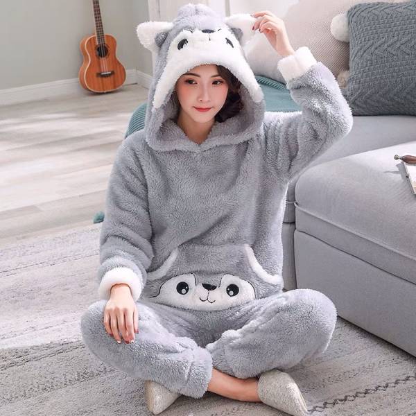 パジャマ ルームウェア もこもこ 着る毛布 上下セット 冬 レディース かわいい あったかい ベロア フランネル J006の通販はau Pay マーケット Hikari Shop